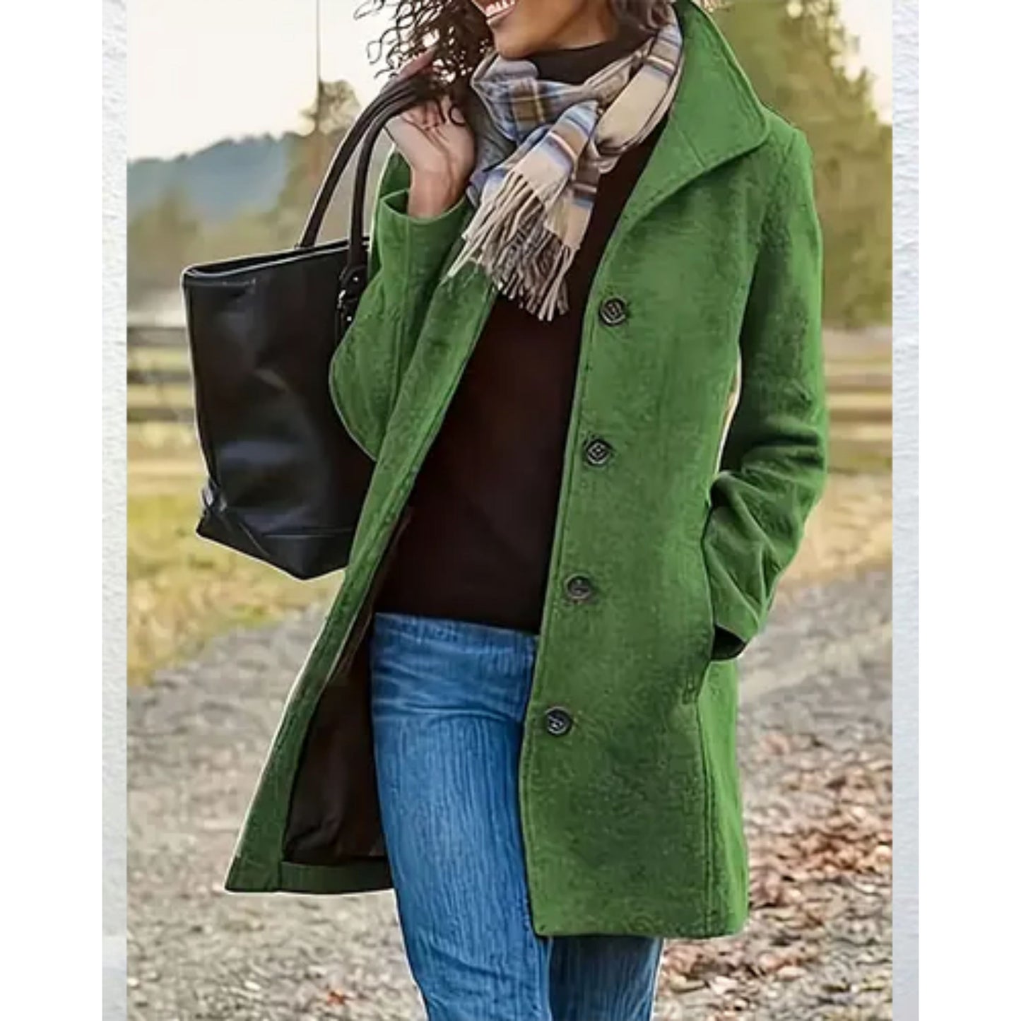 Edelijse | Dames Winterjas | Knoopsluiting