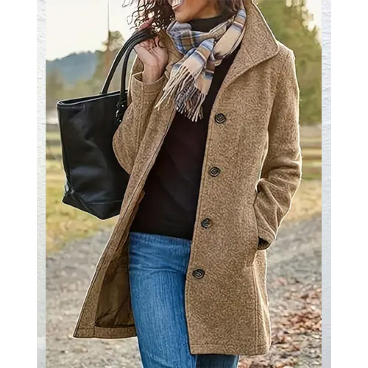 Edelijse | Dames Winterjas | Knoopsluiting