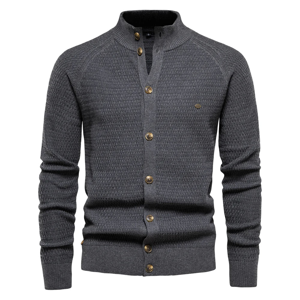 Magnus | Gebreide Cardigan Met Knopen