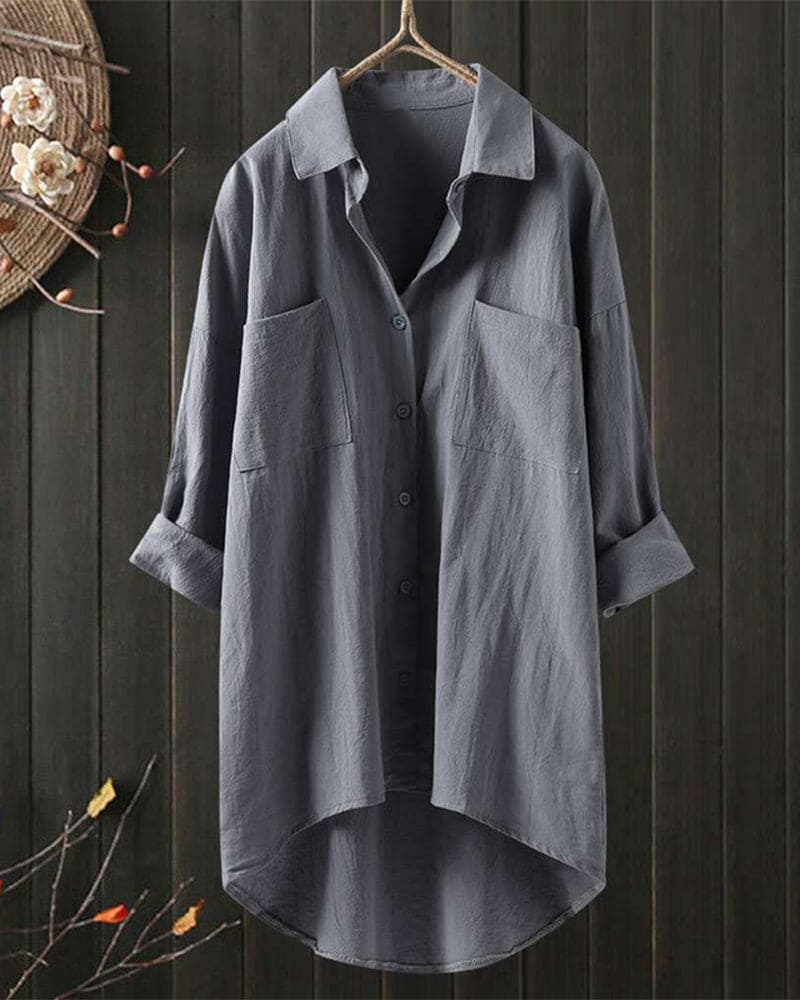 Hanneke - Klassiek Losvallende Blouse