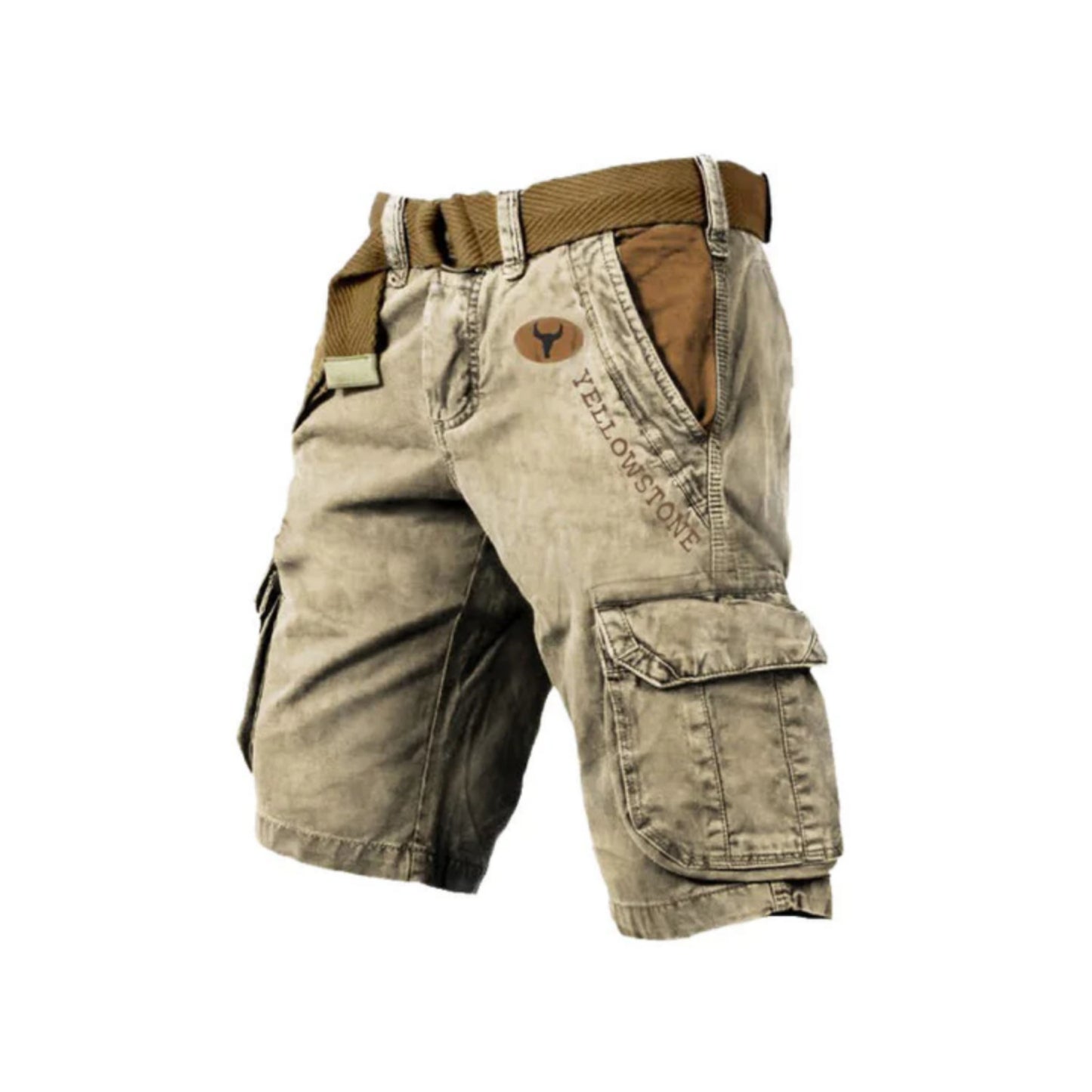 Heren Lage Taille Werkbroek Shorts | Cargo