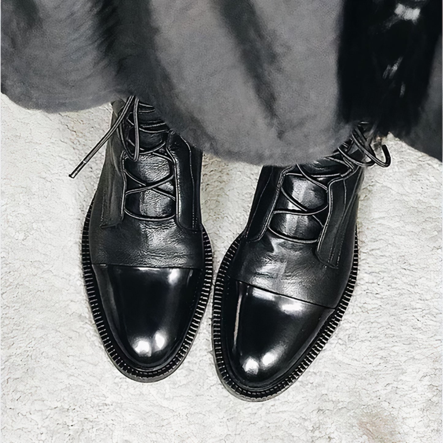 Appolinde | Dames Lace-Up Laarzen | Chunky Heel