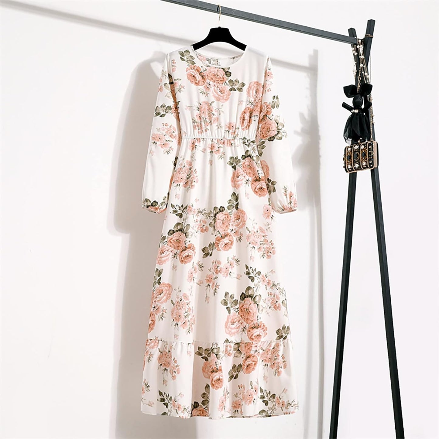 Janneke - Bloemenprint Maxi Jurk