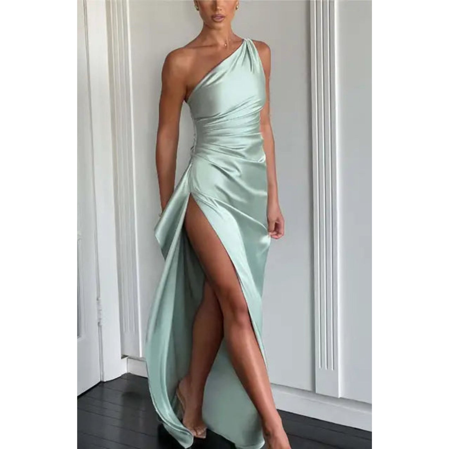 Carisotte | Dames Avondjurk | Asymmetrische Split Maxi