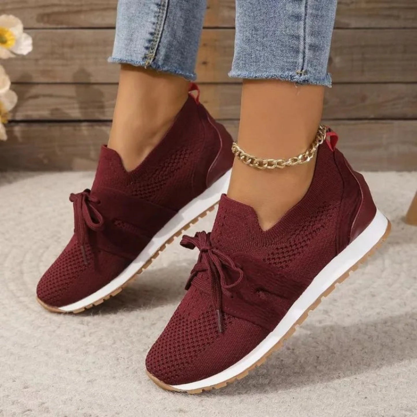 Jelske | Dames Slip-On Sneakers | Lichtgewicht