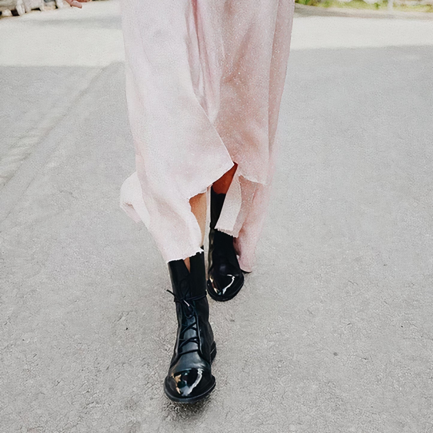 Appolinde | Dames Lace-Up Laarzen | Chunky Heel
