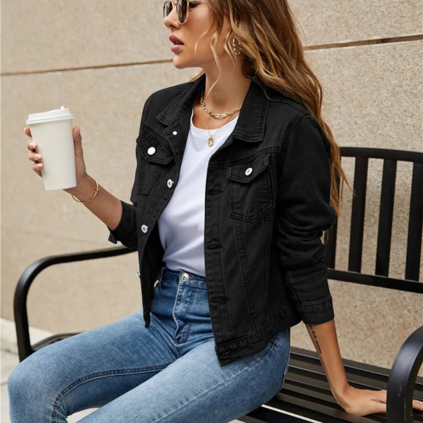 Aelwieke | Dames Casual Jas | Button-Up