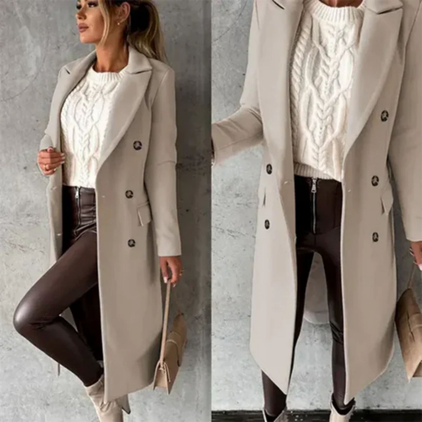 Betsalina | Dames Trench Coat | Double-Breasted