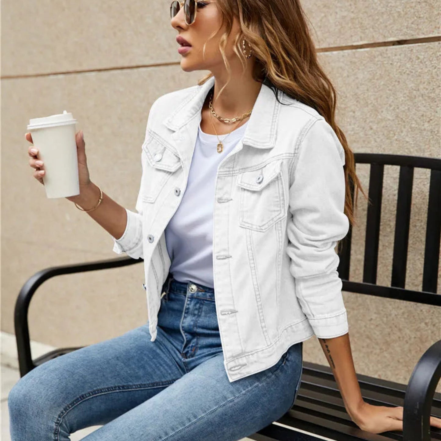 Aelwieke | Dames Casual Jas | Button-Up