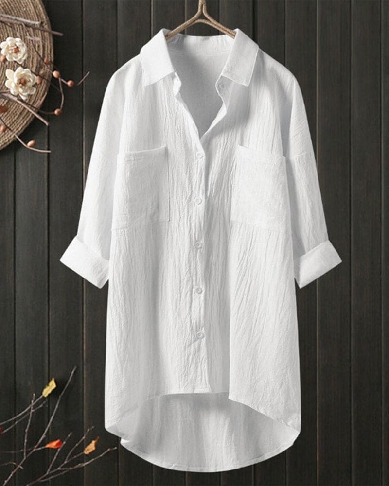 Hanneke - Klassiek Losvallende Blouse