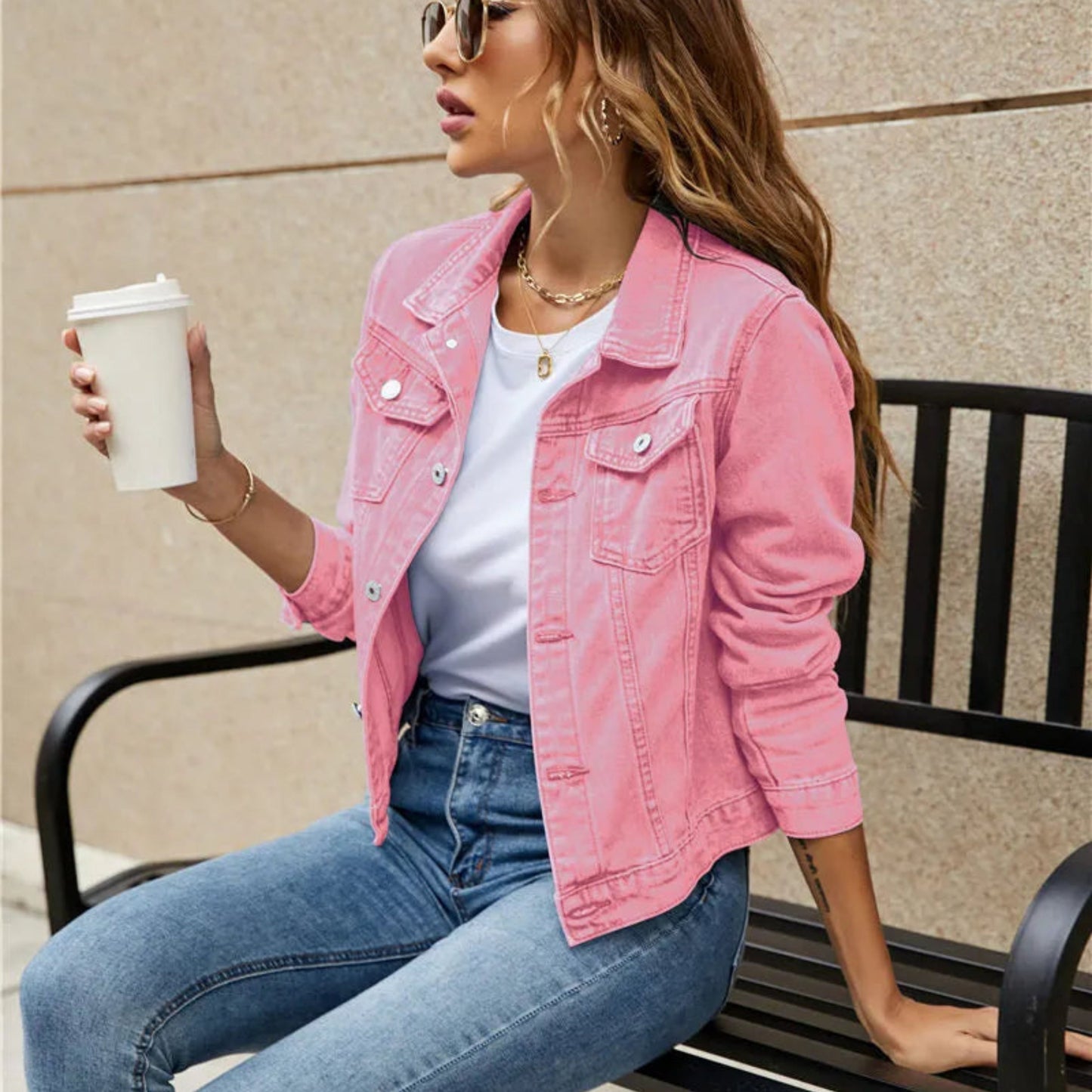 Aelwieke | Dames Casual Jas | Button-Up