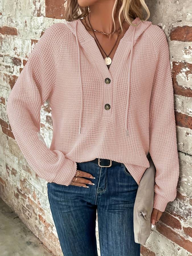 Tisha | Casual Gebreide Hoodie