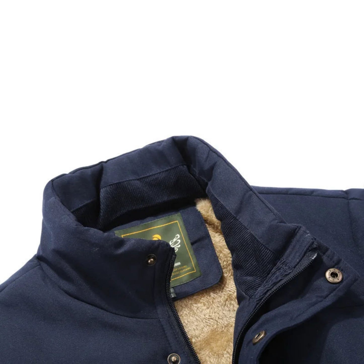 Aelrik | Heren Warm Vest | Gevoerde Ritssluiting