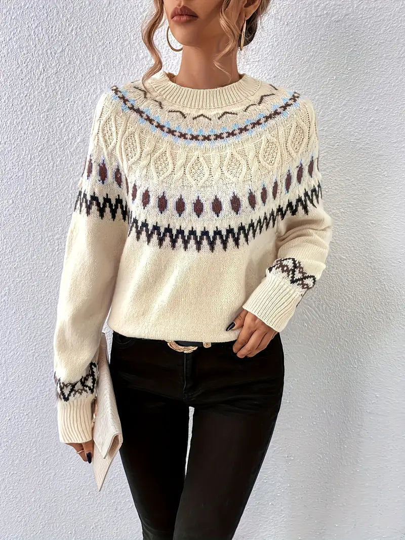 Tyne | Trendy Gebreide Wintertrui