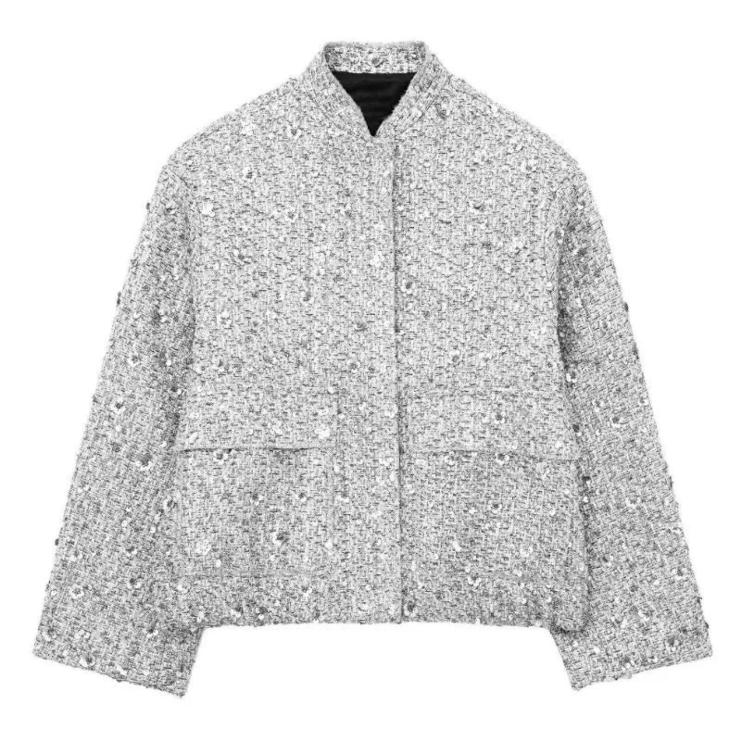 Diederise | Dames Paillettenjas | Button-Up