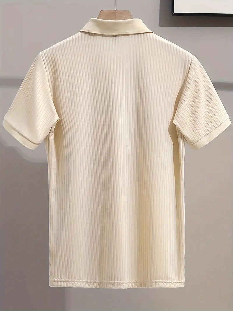 Rendric | Geribde Casual Poloshirt