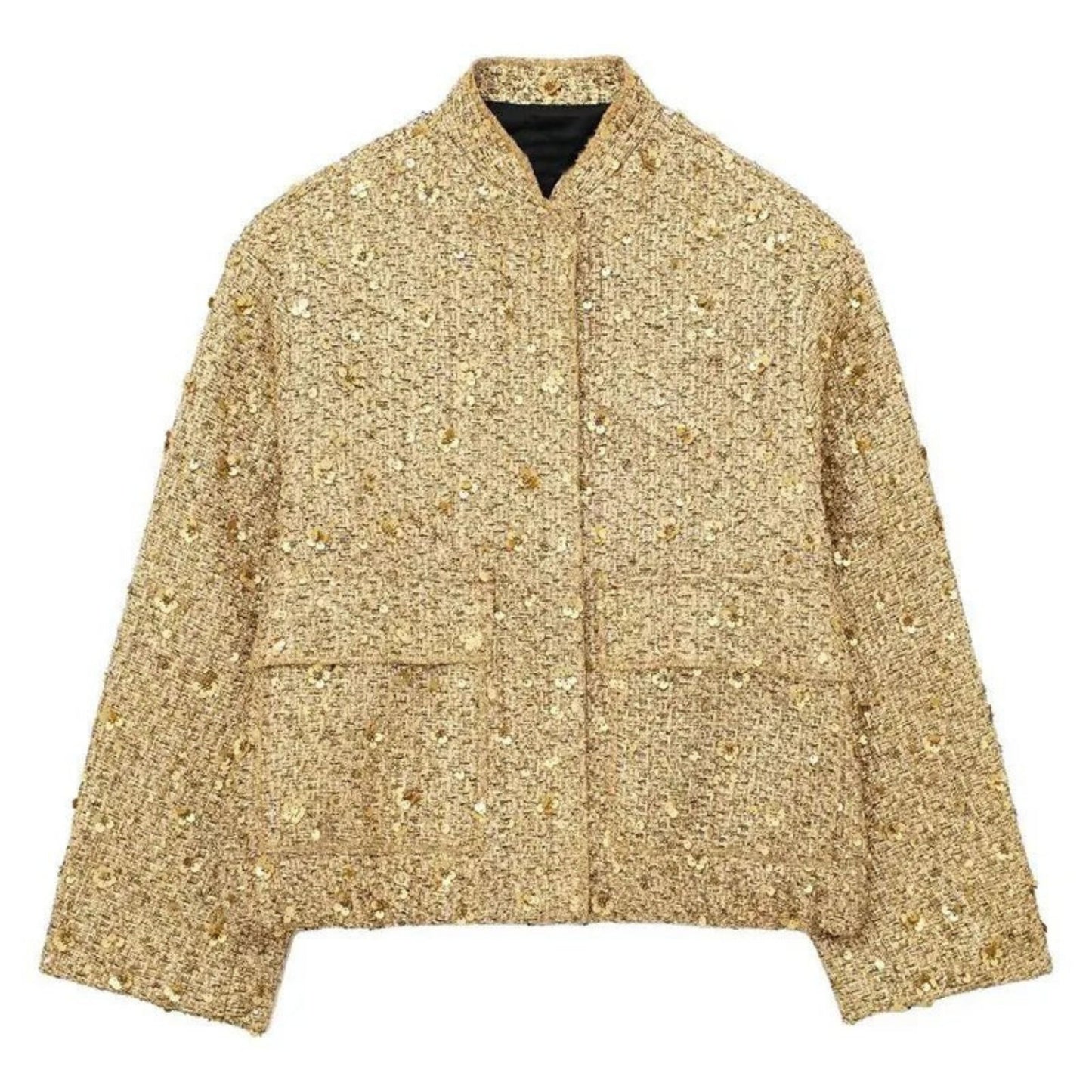 Diederise | Dames Paillettenjas | Button-Up