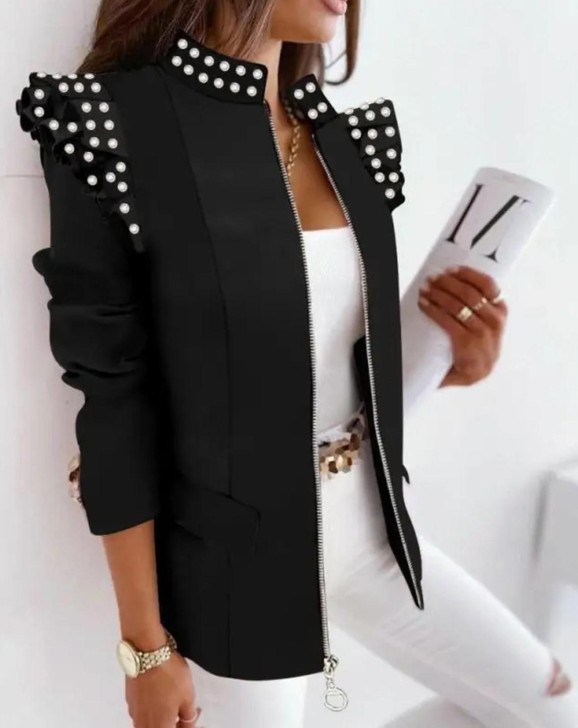 Malene | Unieke Print Blazer