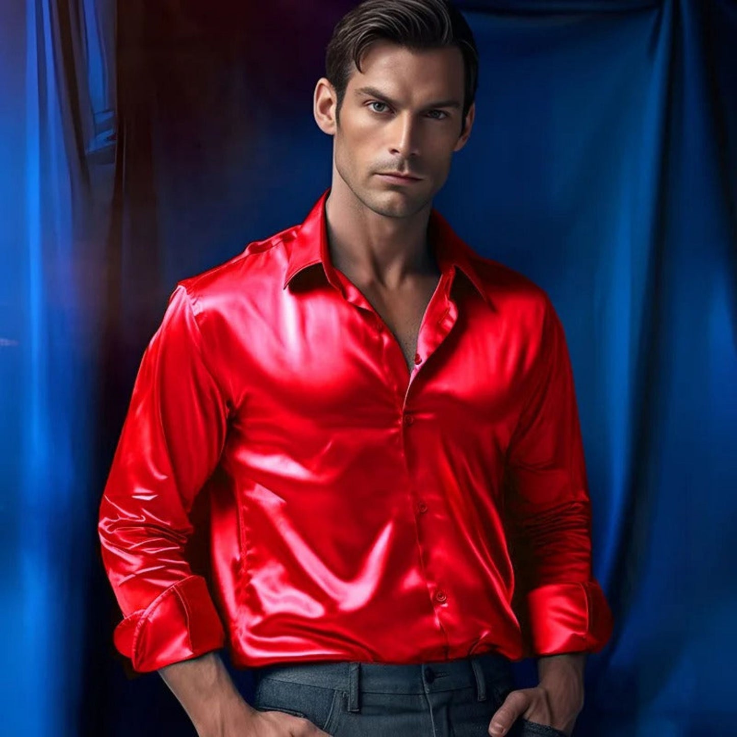 Anselmo | Heren Overhemd | Slim Fit Button-Up