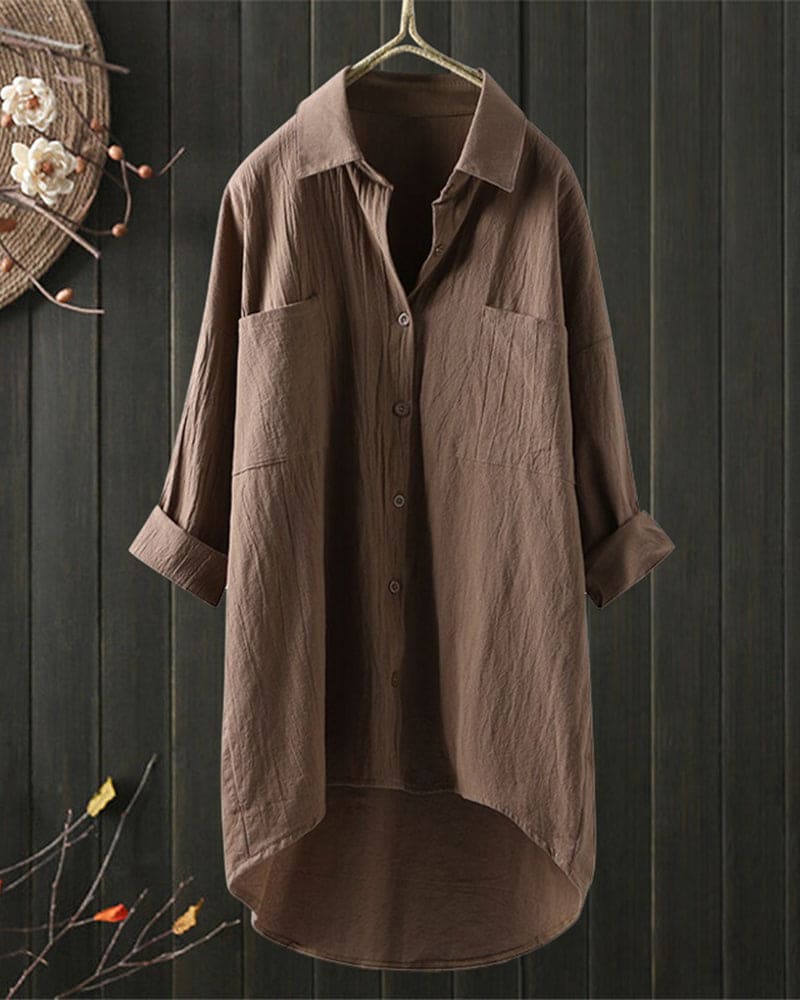 Hanneke - Klassiek Losvallende Blouse
