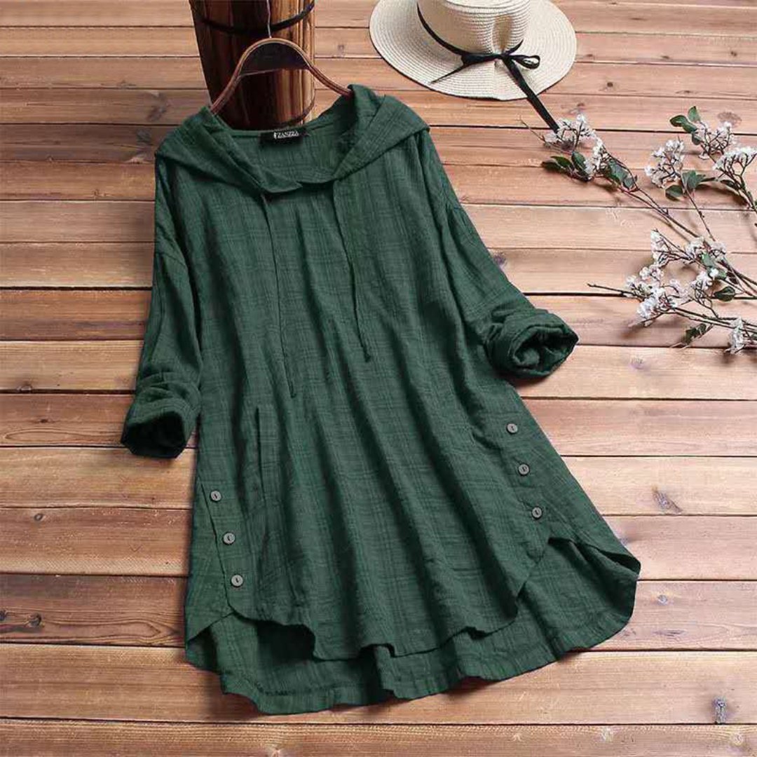 Ebelina | Casual Tuniekjurk Met Capuchon