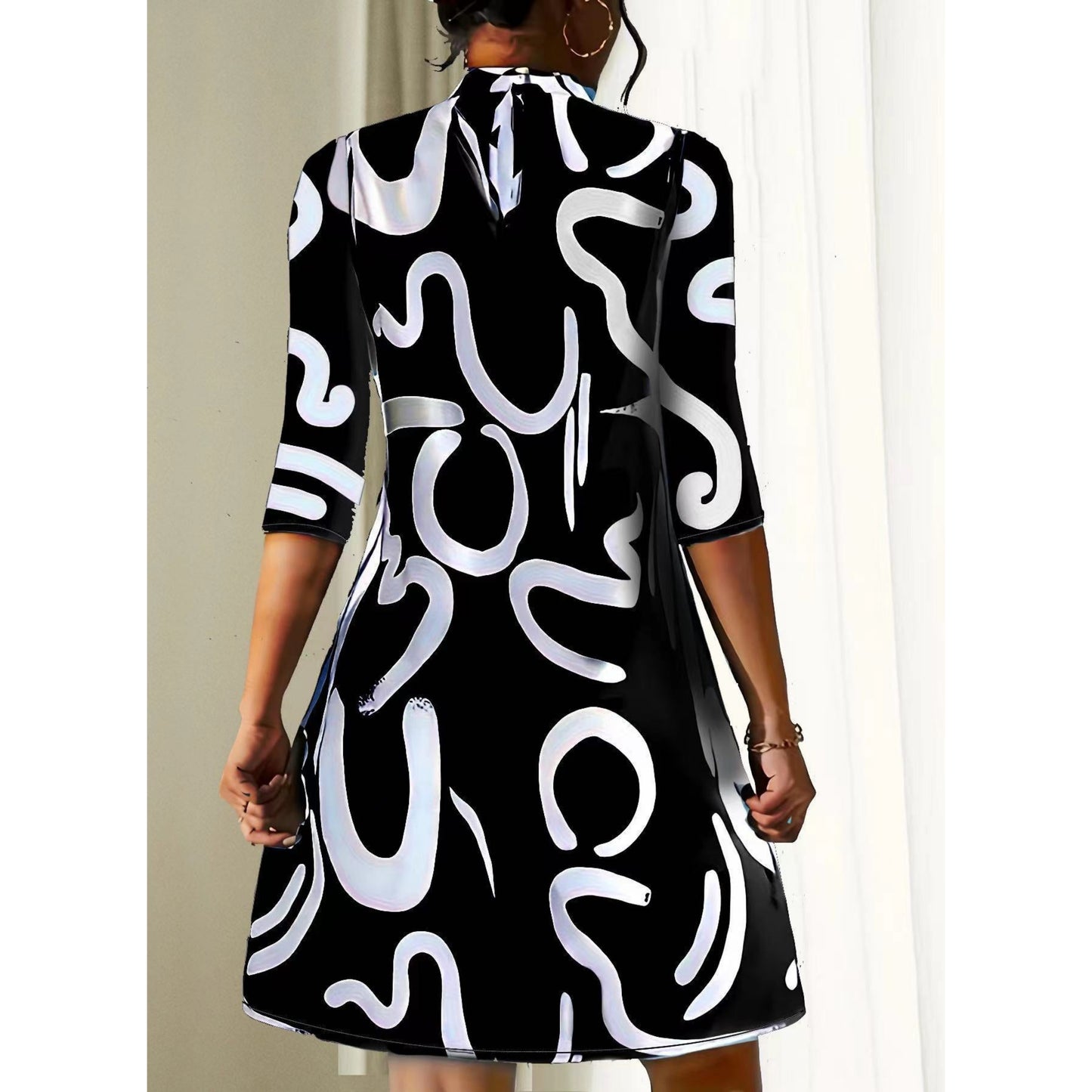 Dames Comfortabele Jurk | Stijlvol