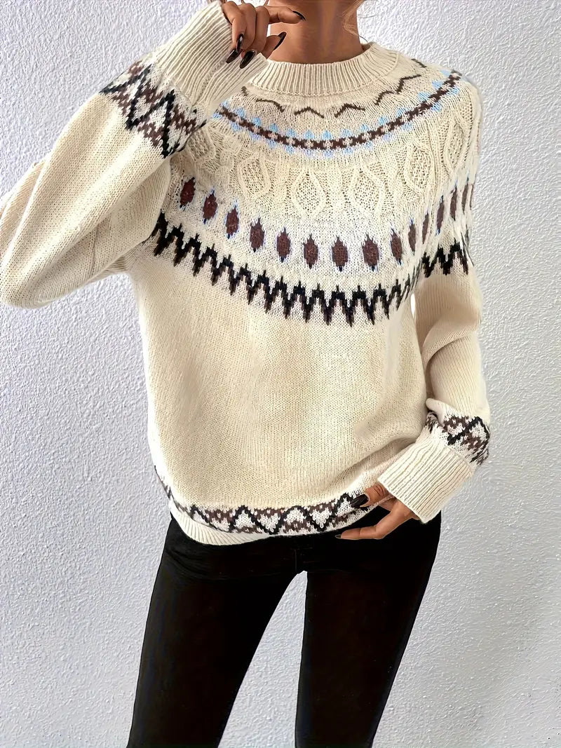 Tyne | Trendy Gebreide Wintertrui