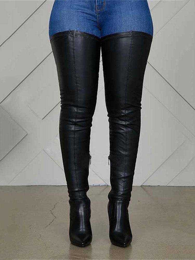 Feodora | Trendy Overknee Laarzen