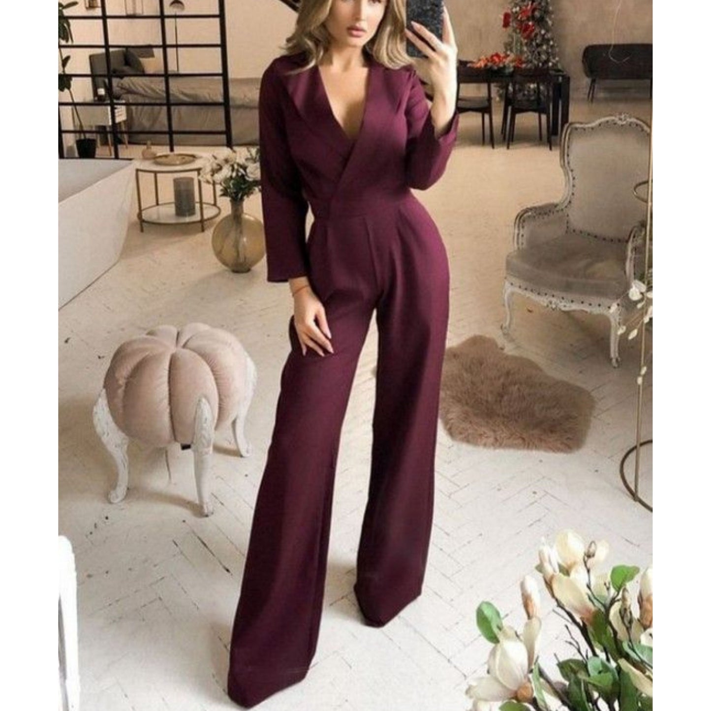 Anethilde | Dames Jumpsuit | Wijde Pijpen
