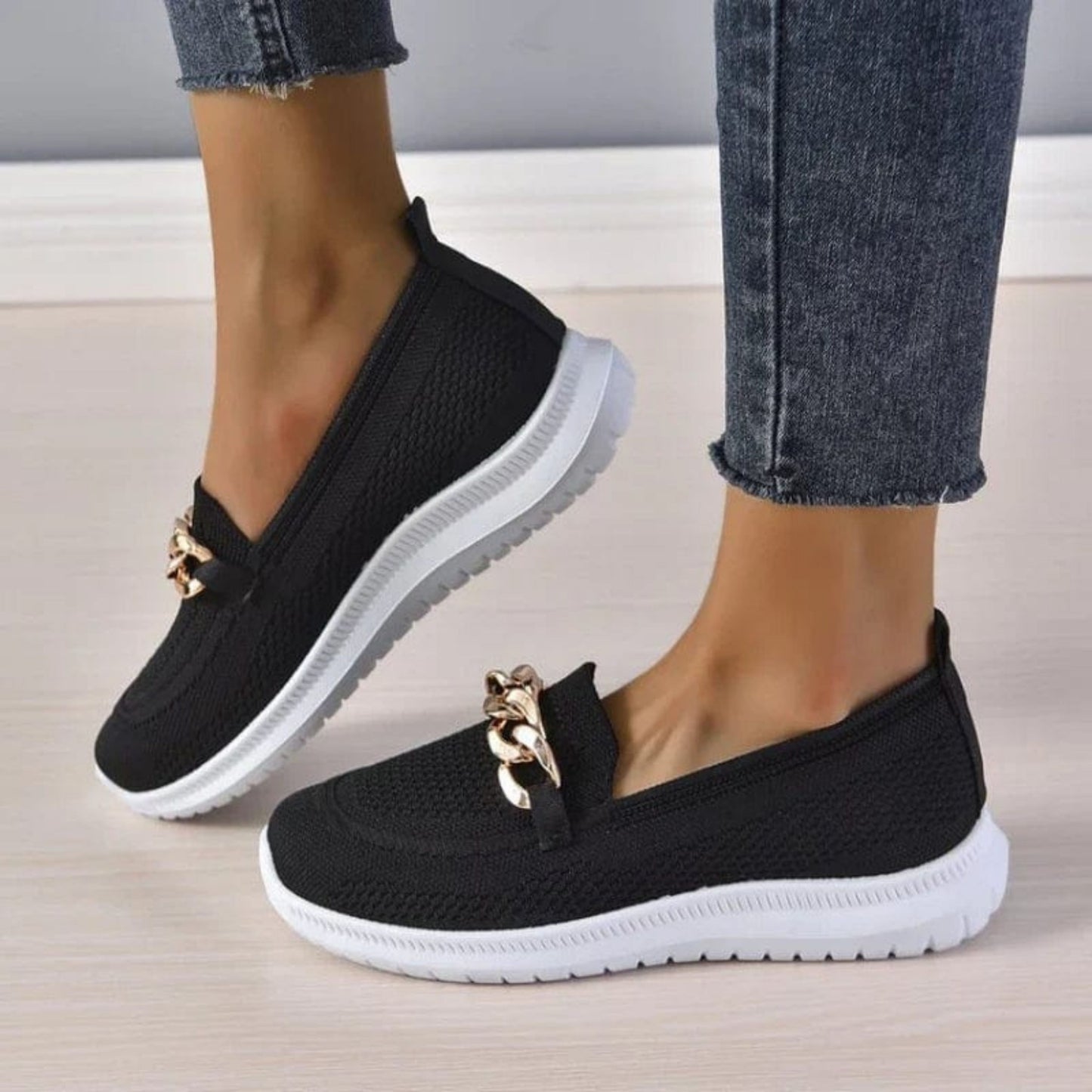 Baldienne | Dames Loafers | Kettingdetail