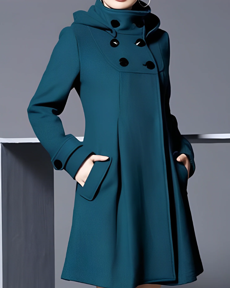 Karien | Elegante Winterjas Capuchon