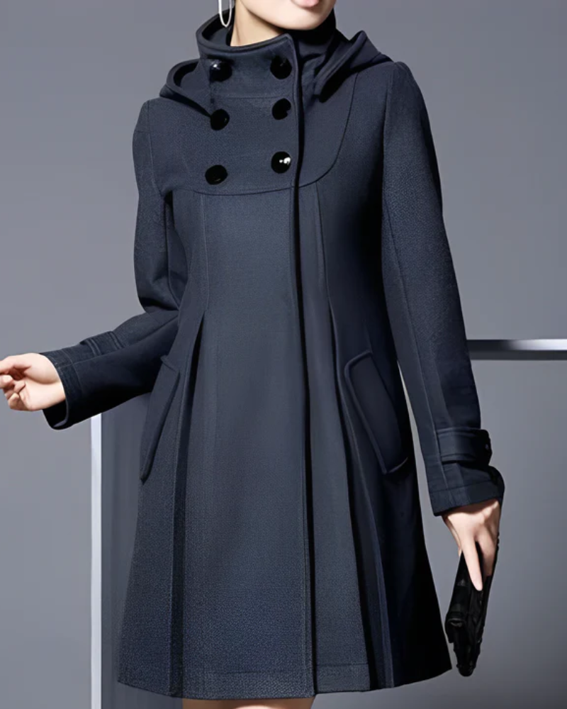 Karien | Elegante Winterjas Capuchon