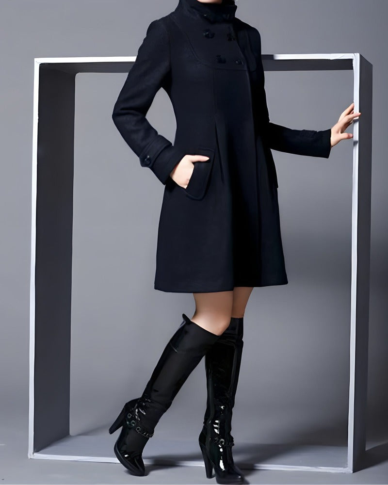 Karien | Elegante Winterjas Capuchon
