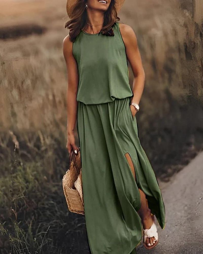 Marian - Elegante Kleurrijke Jurk