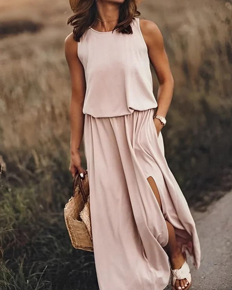 Marian - Elegante Kleurrijke Jurk