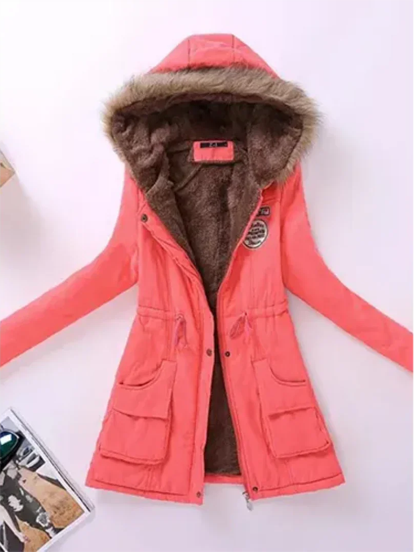 Daffodil | Warme Parka met Rits