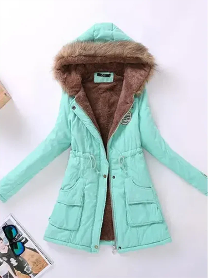 Daffodil | Warme Parka met Rits