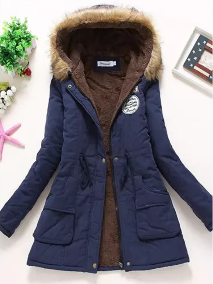 Daffodil | Warme Parka met Rits