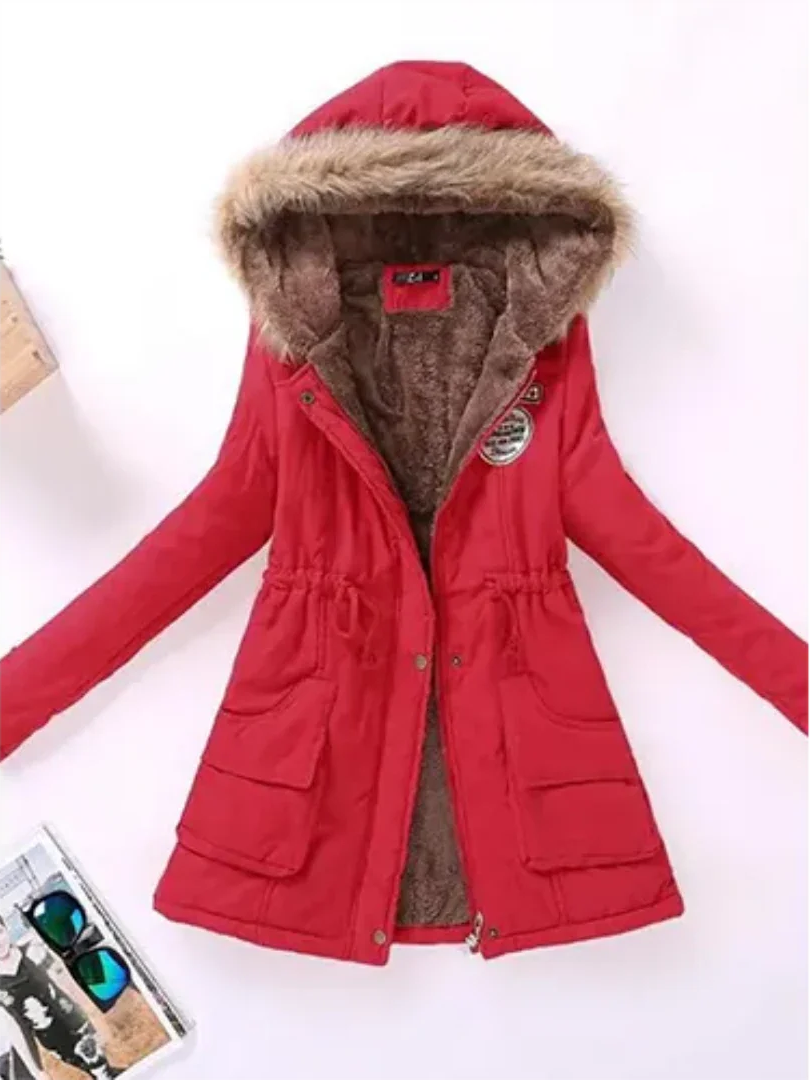 Daffodil | Warme Parka met Rits