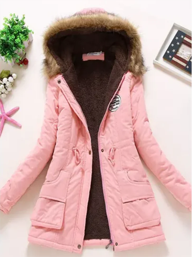 Daffodil | Warme Parka met Rits