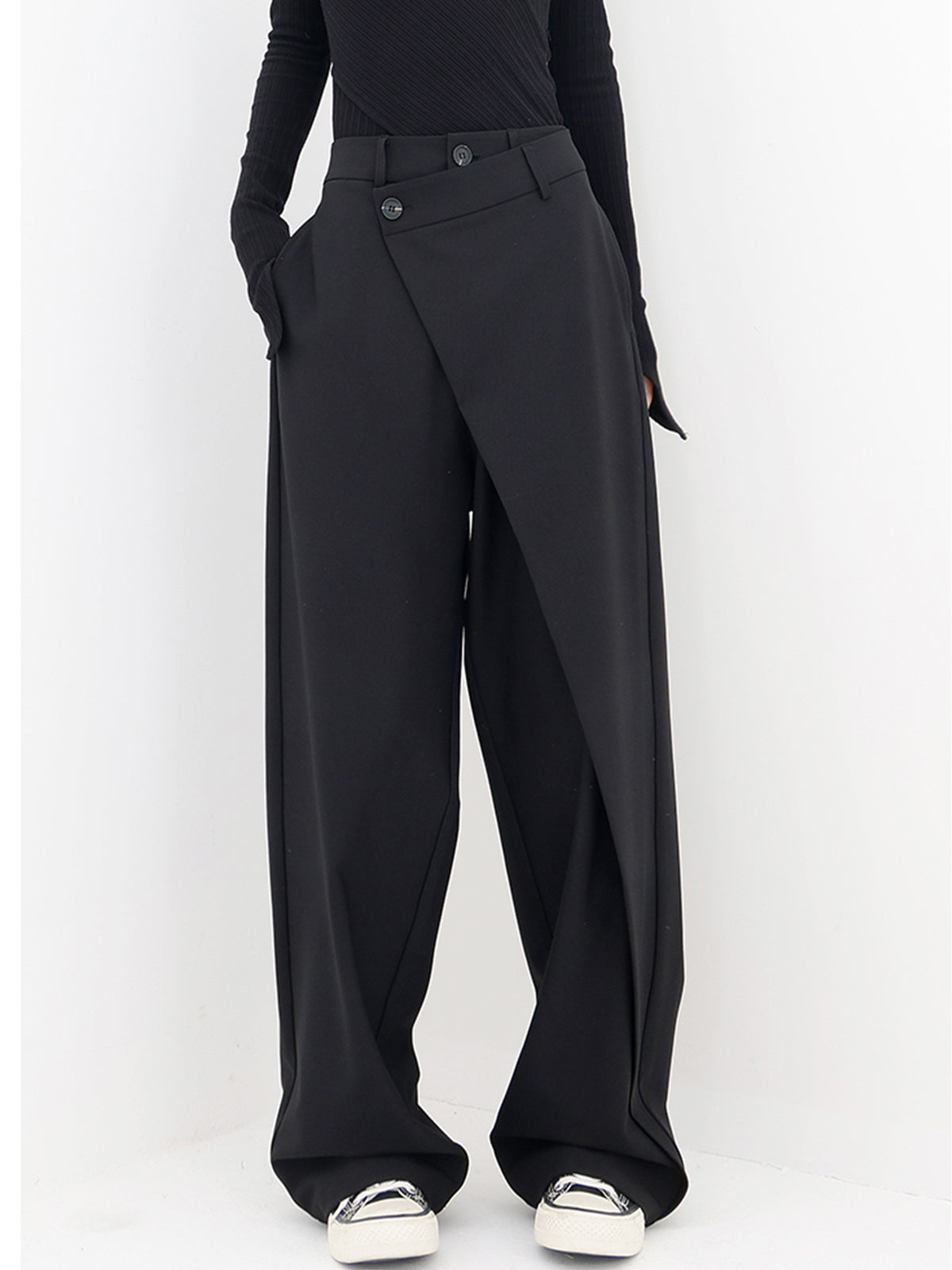 Arlette | Asymmetrische Wijde Broek