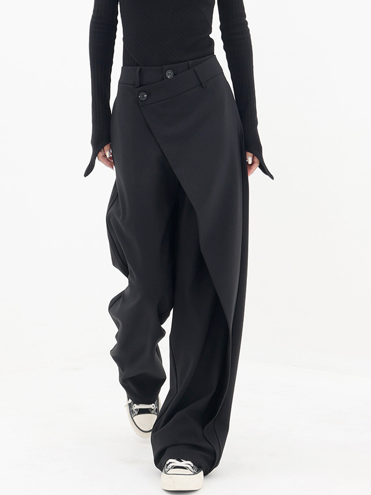 Arlette | Asymmetrische Wijde Broek