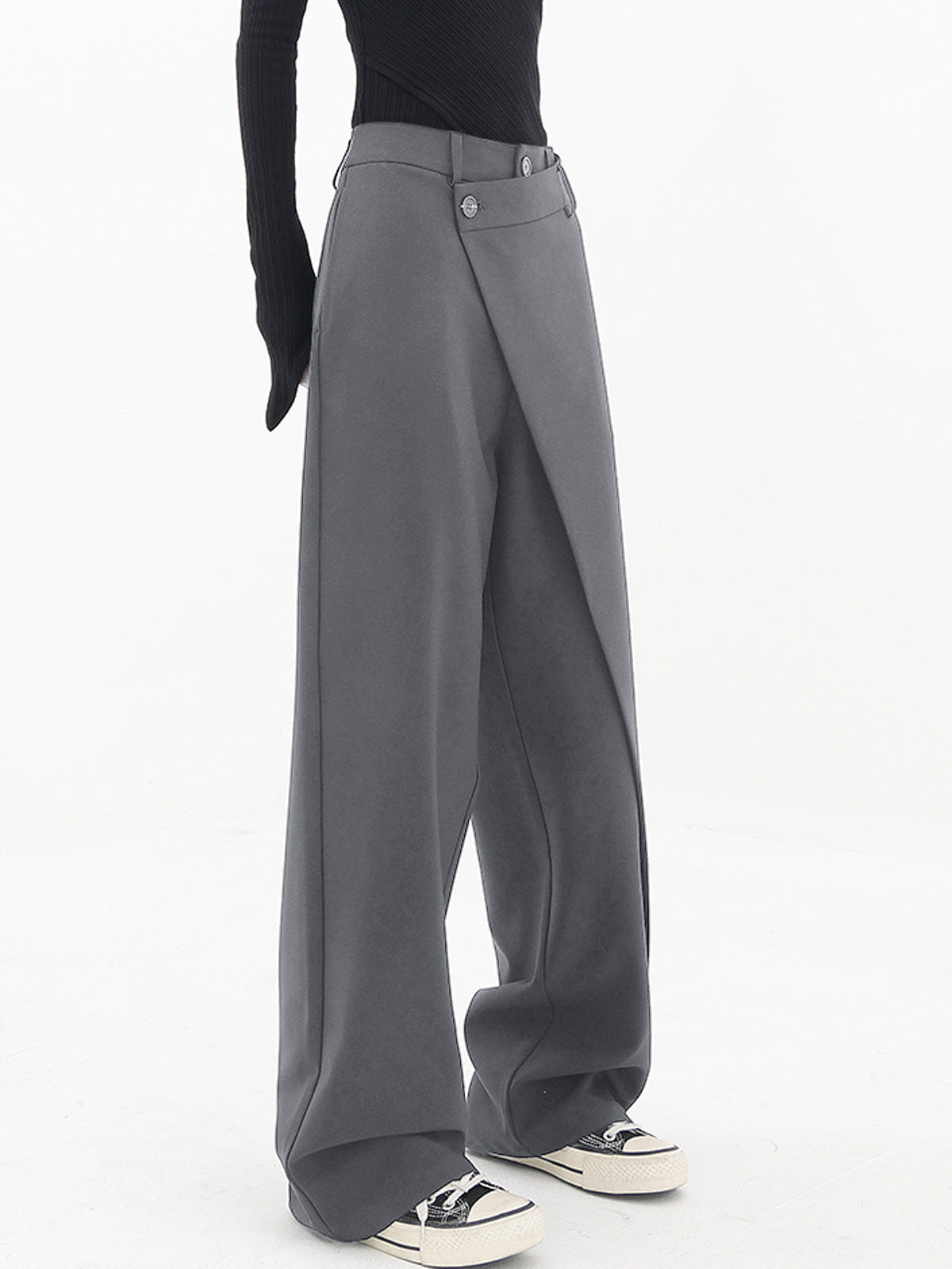 Arlette | Asymmetrische Wijde Broek