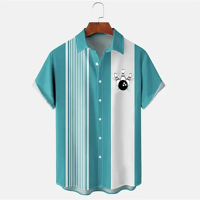 Avram | Poloshirt Met Bowlingprint