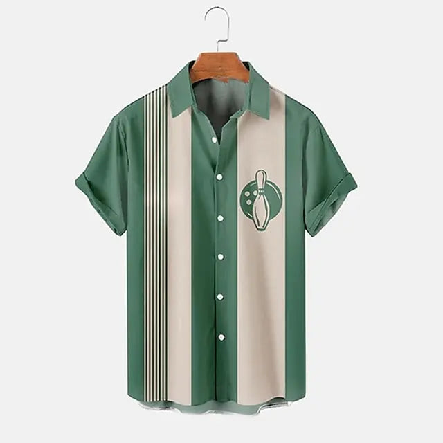 Avram | Poloshirt Met Bowlingprint