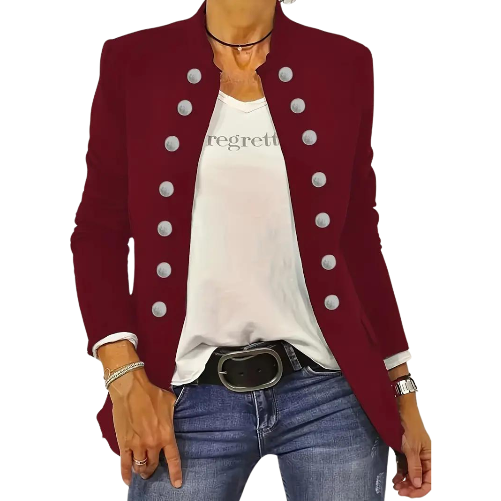 Sidney | Stijlvolle Casual Knoopjes Blazerjas