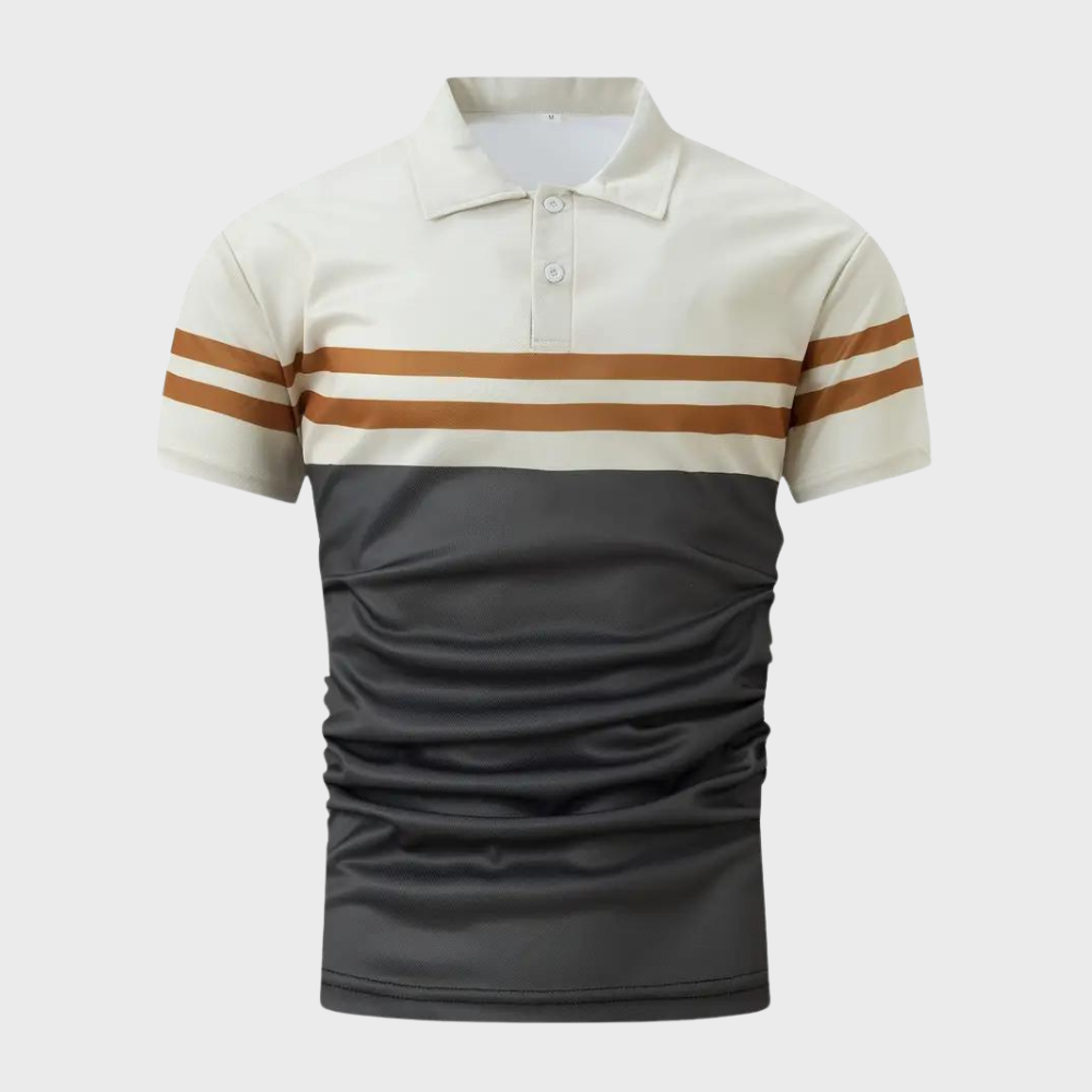 Malrik | Casual Gestreepte Poloshirt
