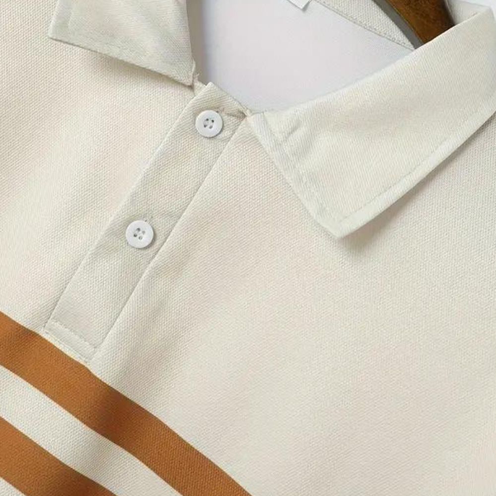 Malrik | Casual Gestreepte Poloshirt