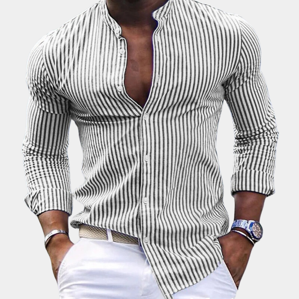 Zorion | Modern Gestreept Casual Shirt