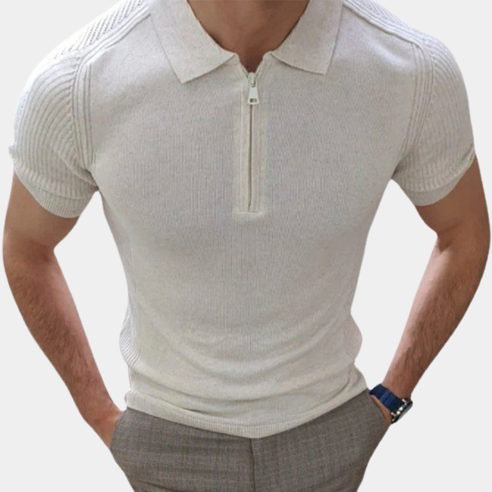 Lysias | Stijlvolle Ademend Poloshirt